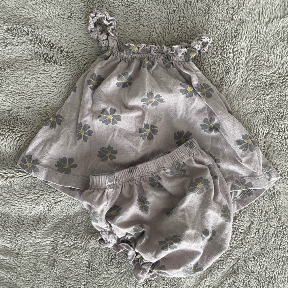 Rylee + Cru top and bloomer set